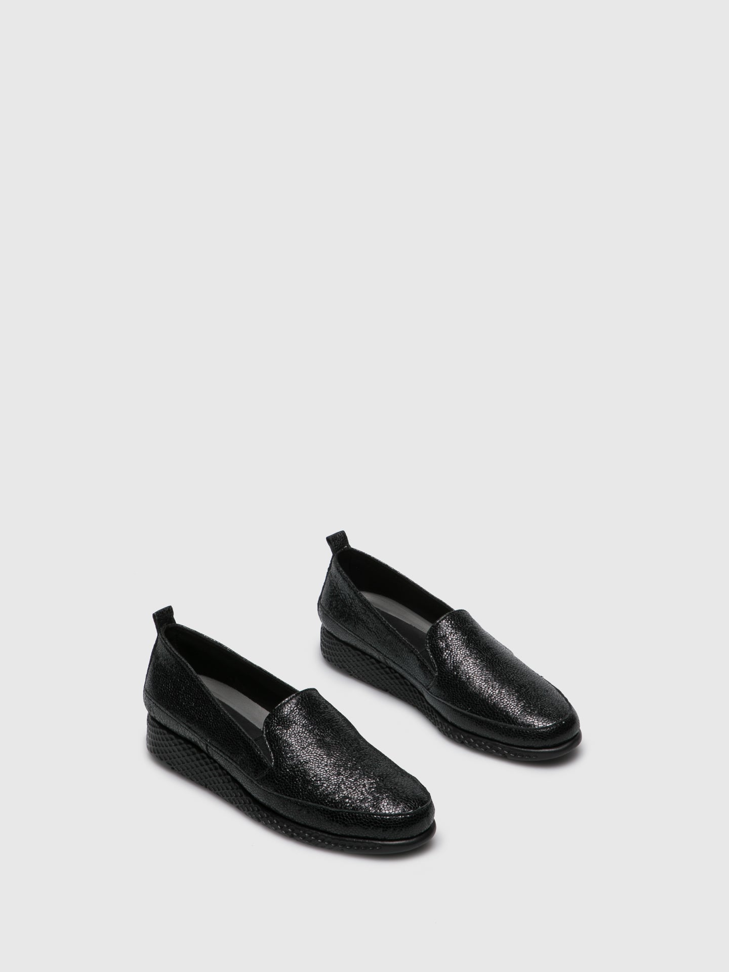 Saydo Black Mocassins Shoes